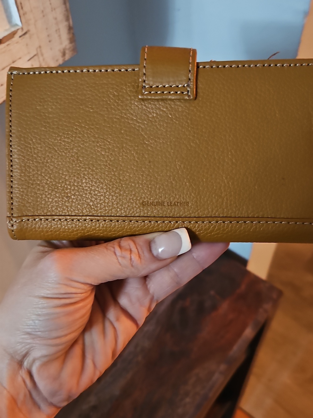 Mundi Camel Color Leather Wallet Nwt - Picture 2 of 7
